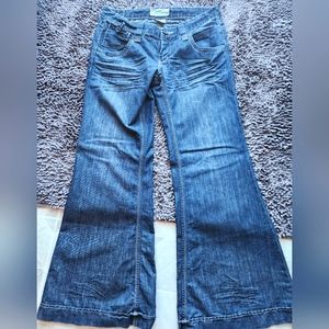 Maurices wide leg flair thin jeans